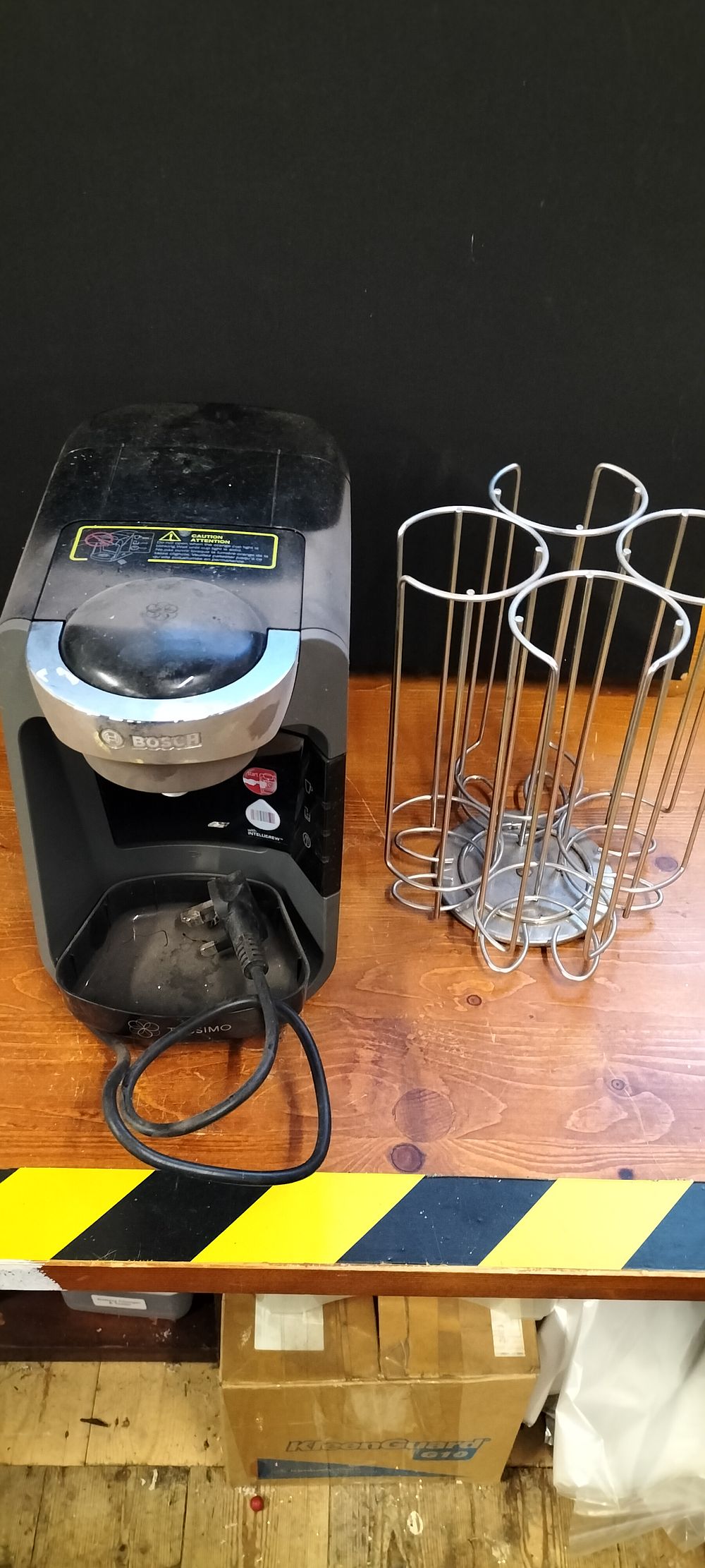 Lot 744: A Bosch Tassimo coffee machine and a Four...