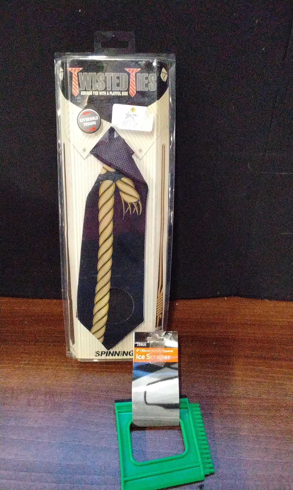Lot 747: New Twisted Ties and Handy Ice Scraper