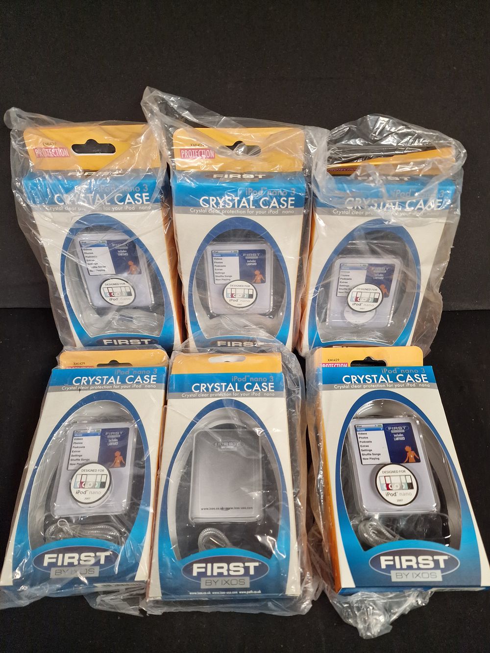 Lot 759: x6 iPod Nano 3 Crystal Protection Case