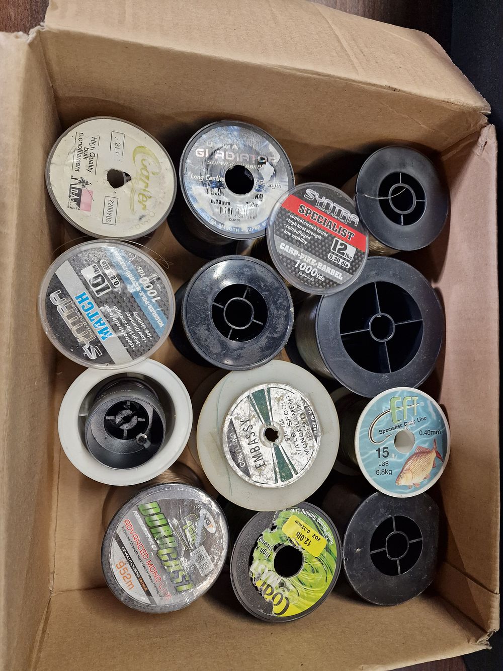 Lot 779: x14 Reels of Fishing Line