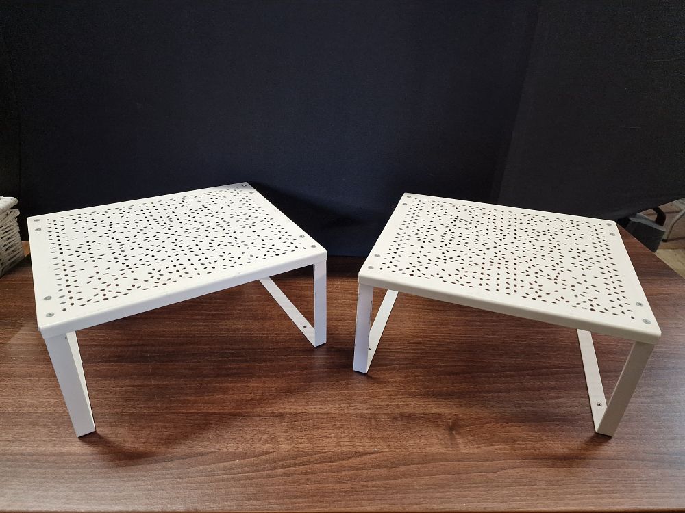 Lot 782: Pair of Ikea Metal Variera Shelf Inserts