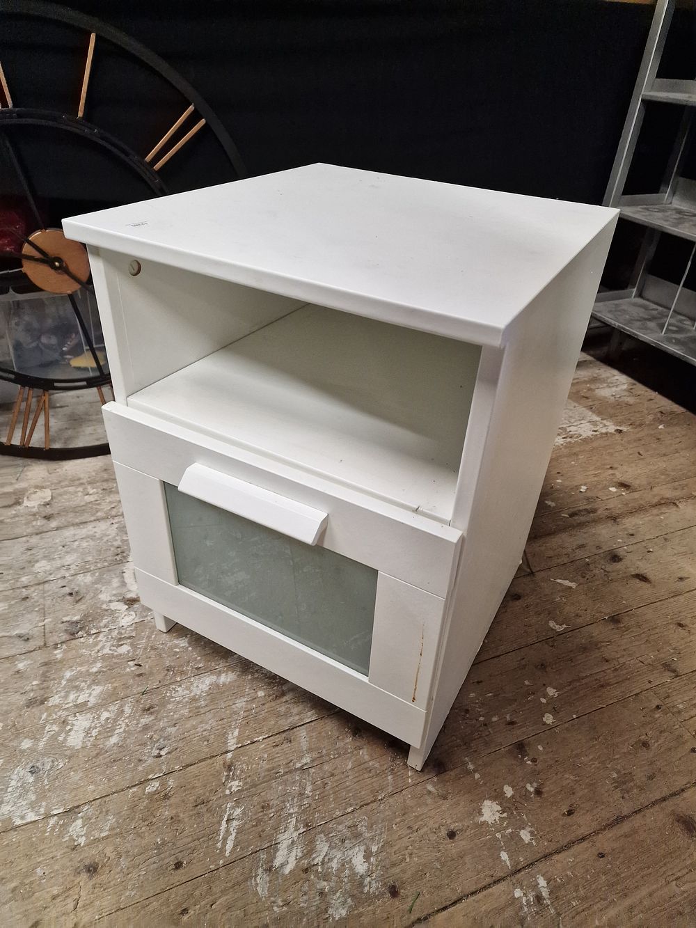 Lot 793: Ikea Bedside Table with Drawer