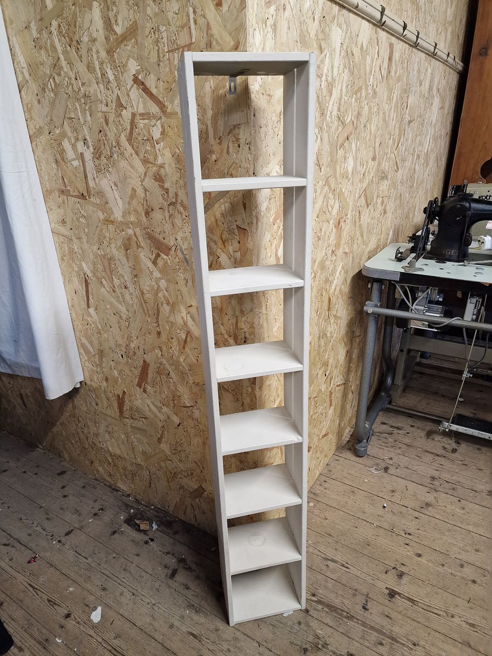 Lot 797: Wooden Painted Shelving/ Display Unit