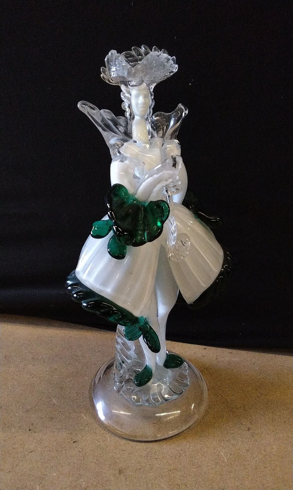Lot 165: Vintage Murano Venetian Glass MaleFigurine