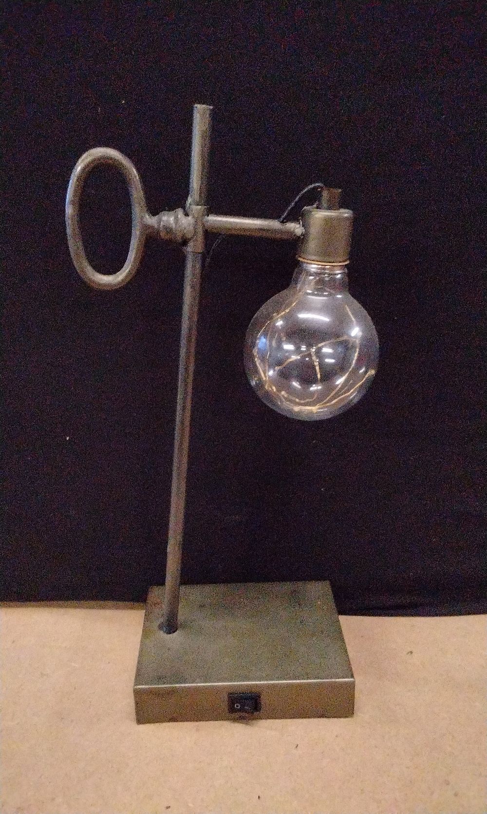 Lot 207: Industrial Edison Style Table Lamp