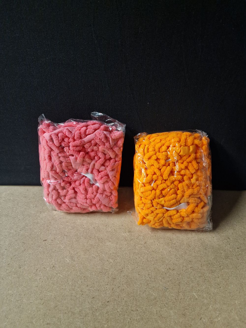 Lot 305: Four Pairs of Fuzzy Microfiber Mop Slippers