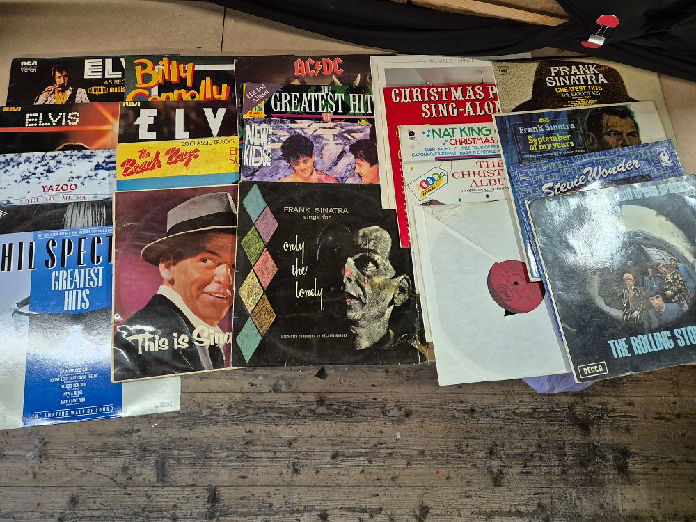 Lot 211: Approx 22 Vinyl Albums Including AC/DC, Now Music...
