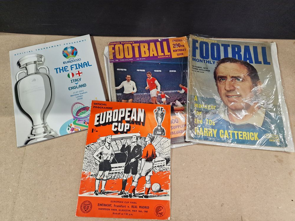 Lot 346: A Collection of Four Vintage and Modern Football Programs and Magazines