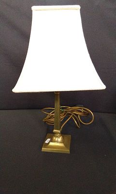 Brass Side Table Lamp. Tested for Power