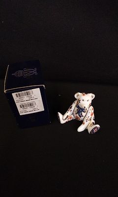Royal Crown Derby Imari Mini Teddy Bear William with box