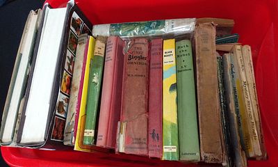 Box Containing Various Vintage Reading Books. Including Enid Blyton, Frank Richards, W. E. Johns 