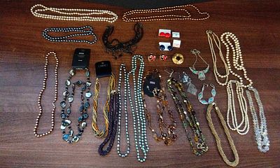 A Collection of 22 Pieces of Contemporary Costume Jewelry, including Necklaces and Earrings. A 