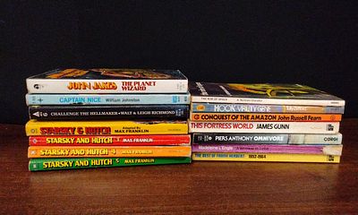 A Collection of 14 Vintage Science Fiction and Television Tie-In Paperback Books. A collection 