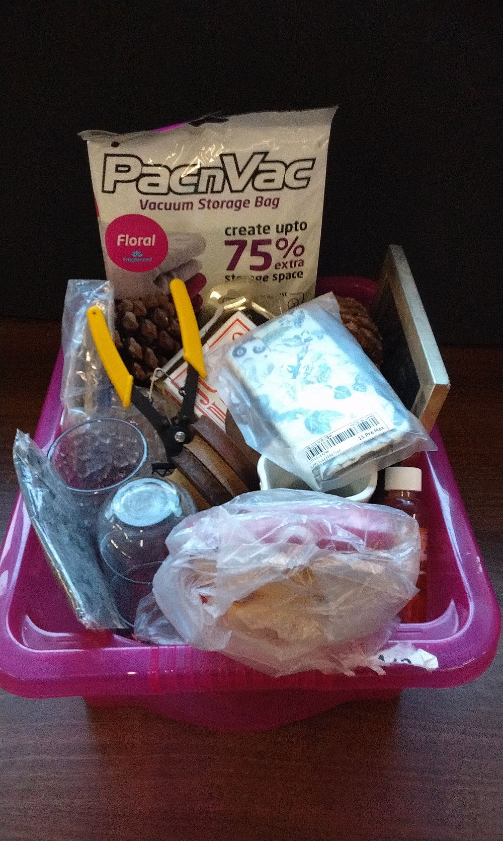Lot 558: A Collection of Household Goods Including PacnVac Storage Bag