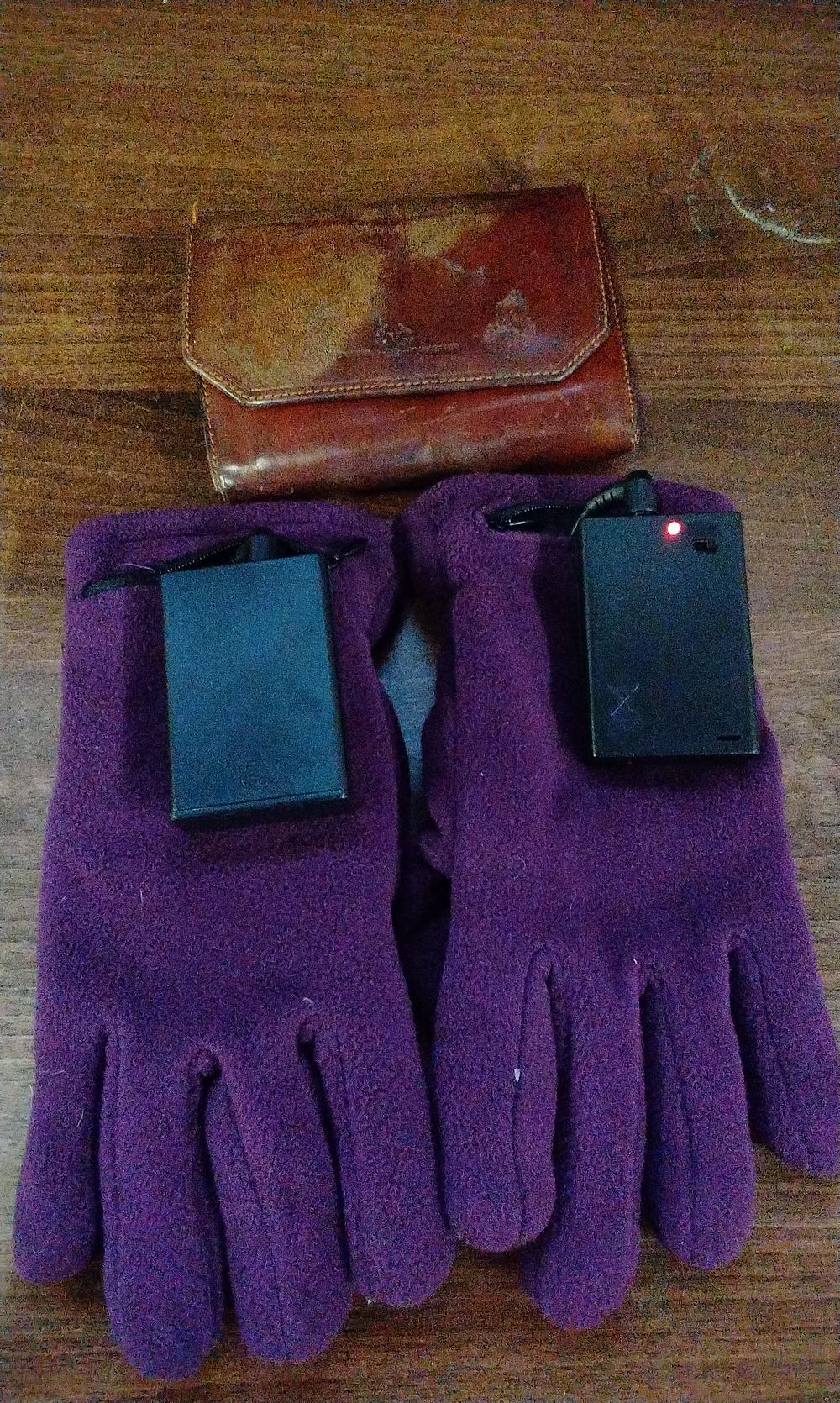 Lot 569: Emporio Valentini Wallet and Thinsulate Heating Gloves Lot