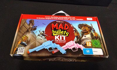 MAXXTECH Mad Bullets Kit for Nintendo Switch. A boxed MAXXTECH Mad Bullets Kit for Switch 