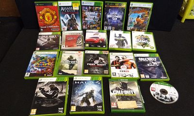 A Collection of 17 Xbox 360 and Xbox One Video Games. A Collection of 17 video games, primarily 