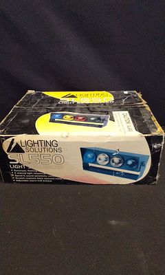 LIGHTING SOLUTIONS SL550 Light Sequencer with Four Colored Lamps. Tested for Power. A single 