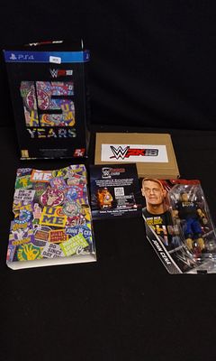 WWE 2K18 Cena Nuff Collector's Edition PS4 Lot of Five Items. No Game included. A Collection of 