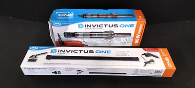 Two New INVICTUS ONE Cordless Vacuum and Accessory Set. The lot consists of two new, boxed 