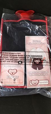 KOALAA Hot Water Bottle Belt W&auml;rmflascheng&uuml;rtel Black Red New. A single packaged KOALAA hot 