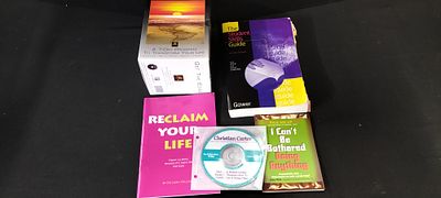 A Collection of 6 Self-Help and Educational Books and Media Sets. A Collection of 6 items 