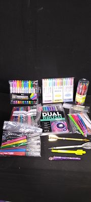A Collection of Tombow Dual Brush Pens and Marker Sets. A collection of various marker and pen 