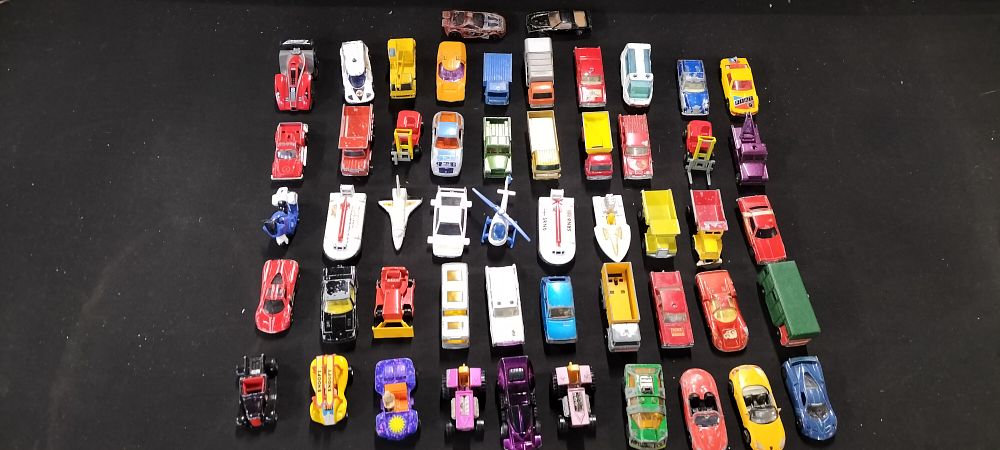 Lot 625: A Collection of 52 Playworn Die-cast Vehicles