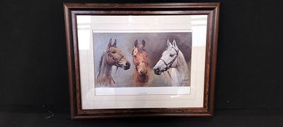 Susan Crawford We Three Kings Framed Equestrian Print. A single framed print by S. L. Crawford 