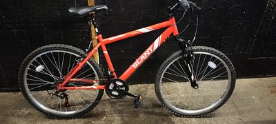 Apollo Slant Red and Black Mountain Bicycle. Collection Only, A red and black Apollo Slant 