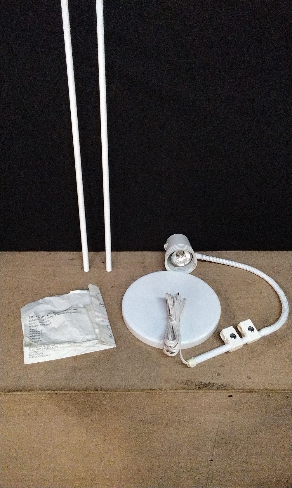 Lot 302: Brand New in Box Enhancer Standard Floor Lamp