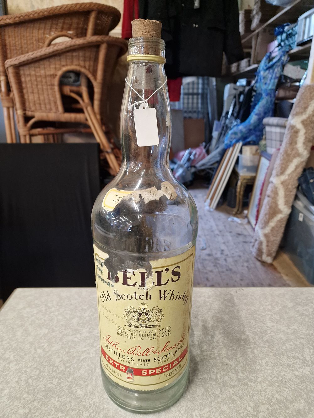 Lot 422: Vintage Bells Bottle