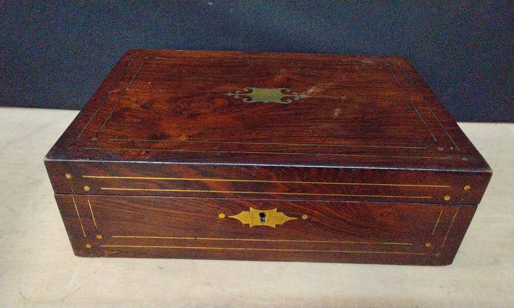 Lot 258: Large Regency Period Writing Slope Box. No Key