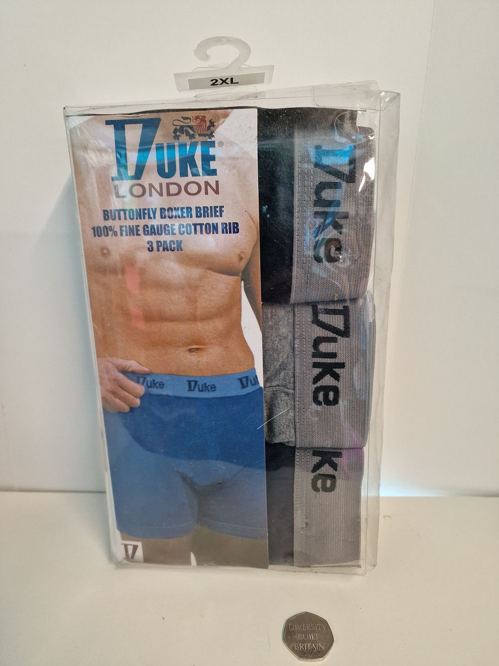 Lot 172: Duke London 3 Pack Boxer Briefs 2XL
