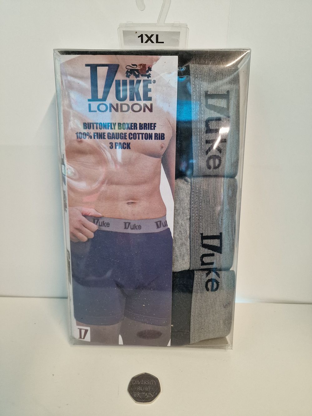 Lot 174: Duke London 3 Pack Boxer Briefs XL