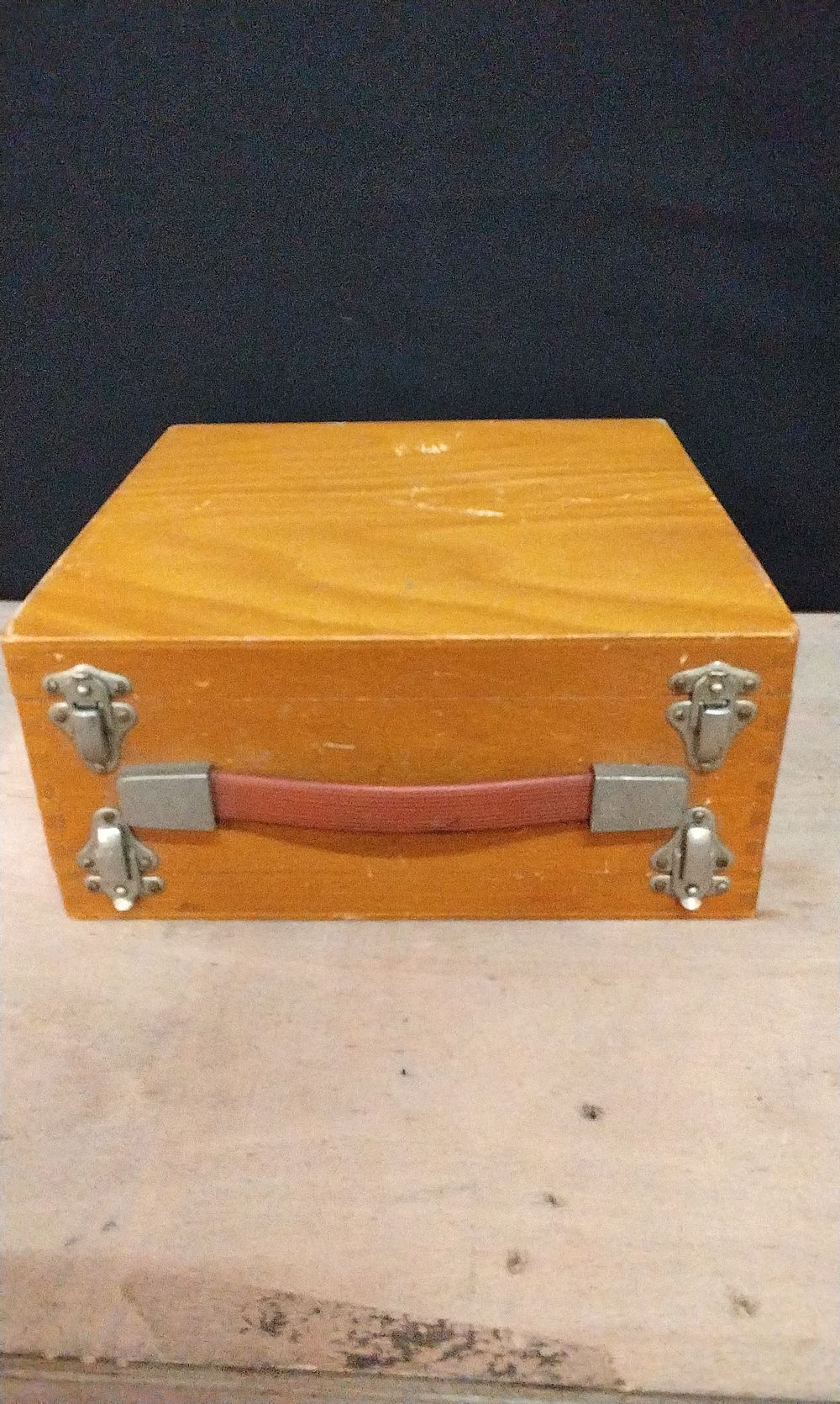 Lot 326: Vintage Dual Wooden Storage Case Holds Upto 320, 35mm Slides. And Contains 42 Glass vintage Negative 35mm film slides and 27 Vintage Cardboard 35mm Negative Slides.