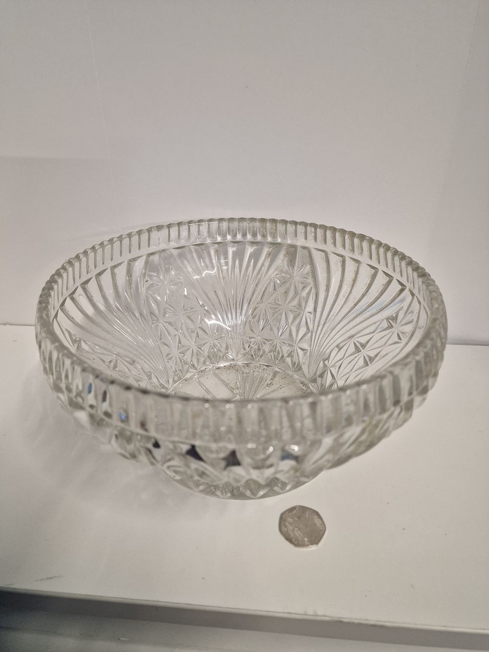 Lot 204: Glass Fruit Bowl