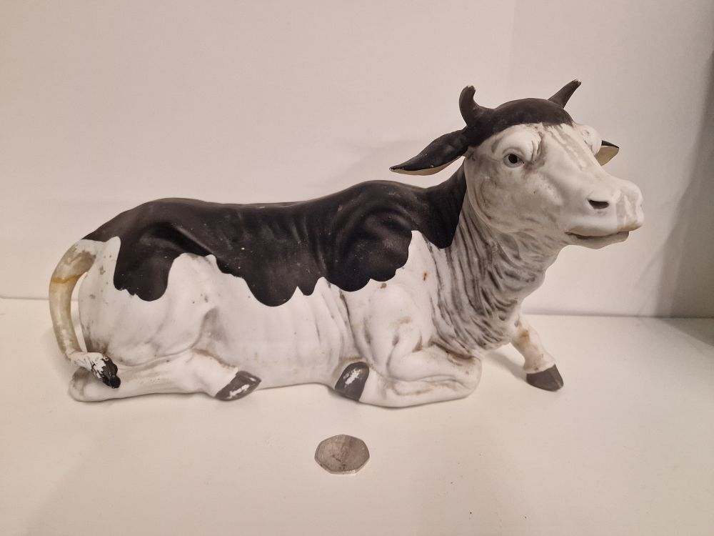 Lot 205: Cow Ornament