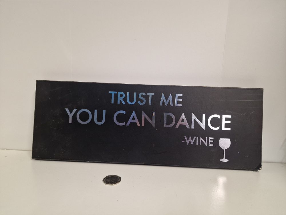 Lot 208: Alcoholics Sign