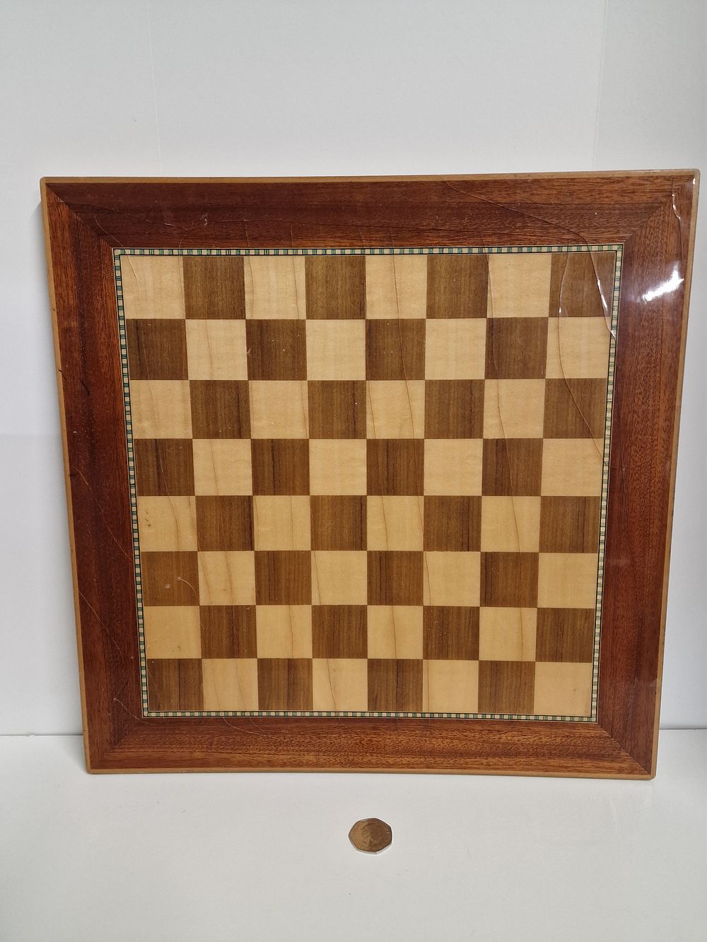 Lot 258: Wood Chess Board