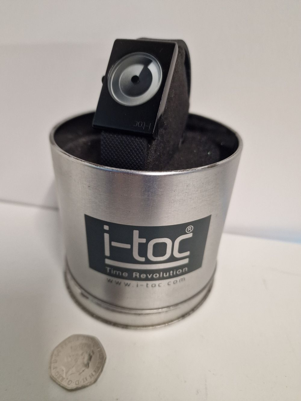 Lot 277: i-Toc Time Revolution Modern Art Wristwatch
