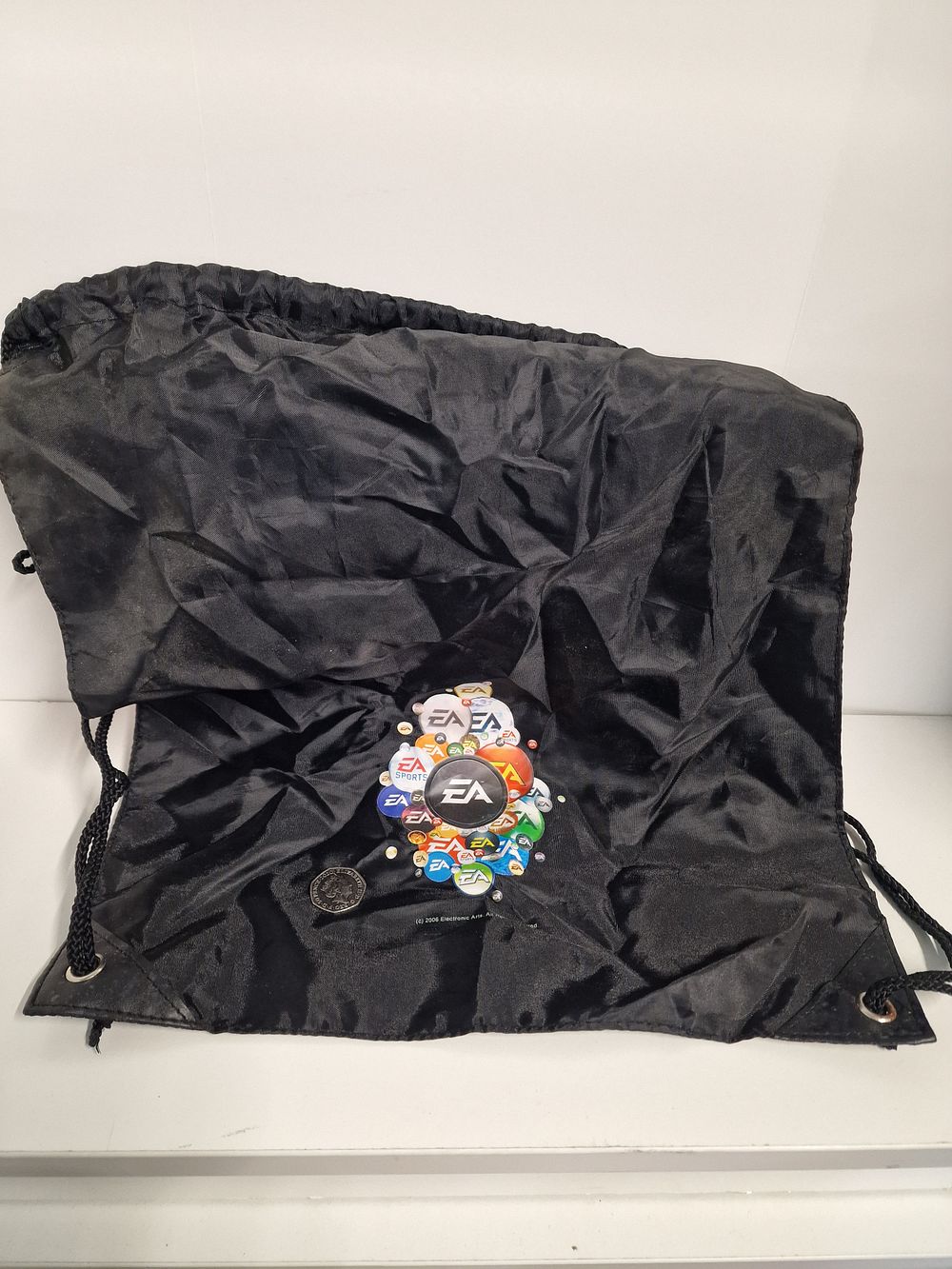 Lot 317: EA Drawstring Tote Bag