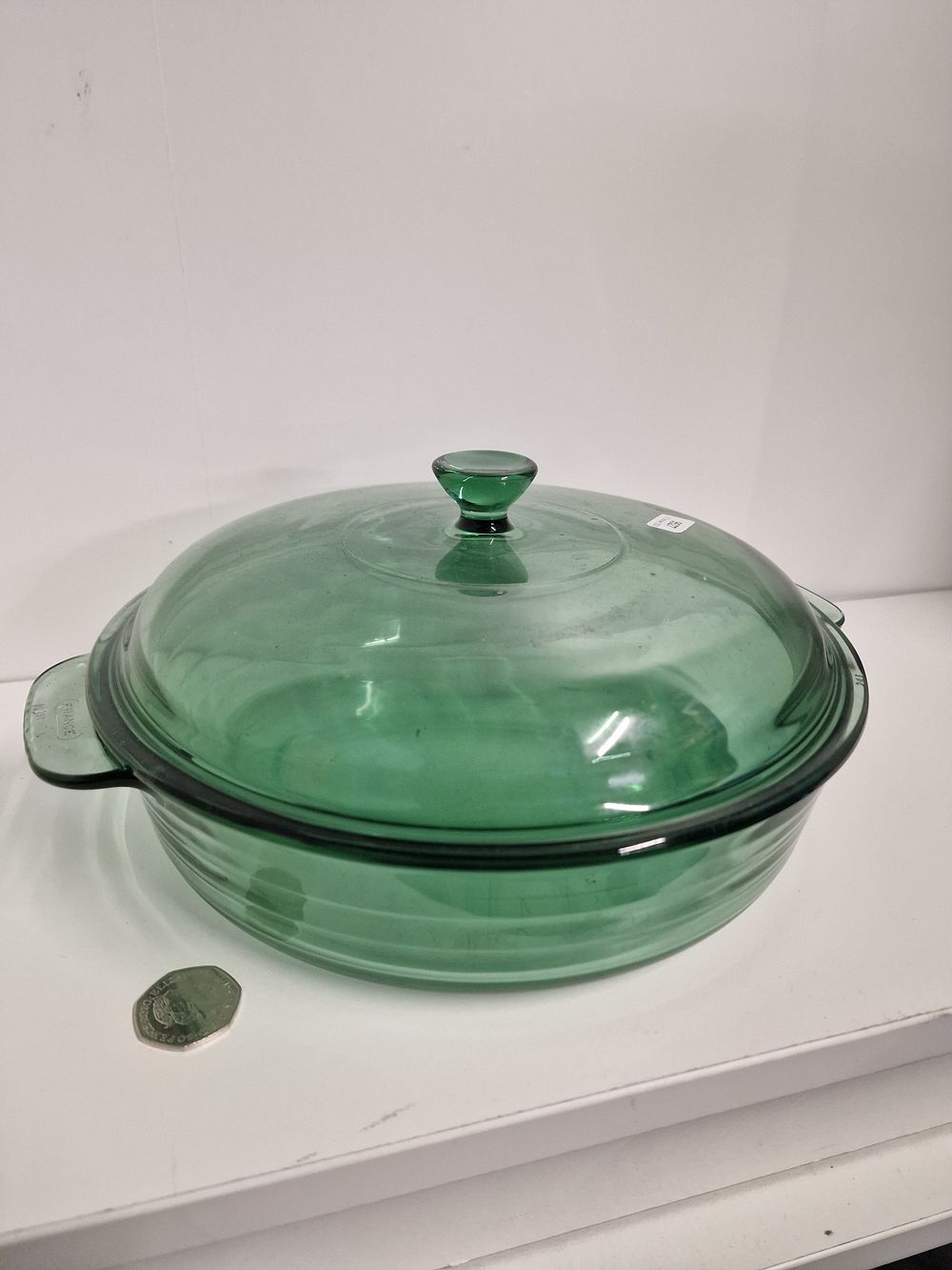 Lot 319: Glass Casserole Dish