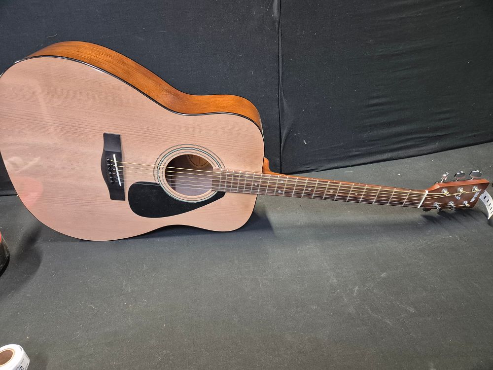 Lot 201: Yamaha F310 Natural Acoustic Guitar