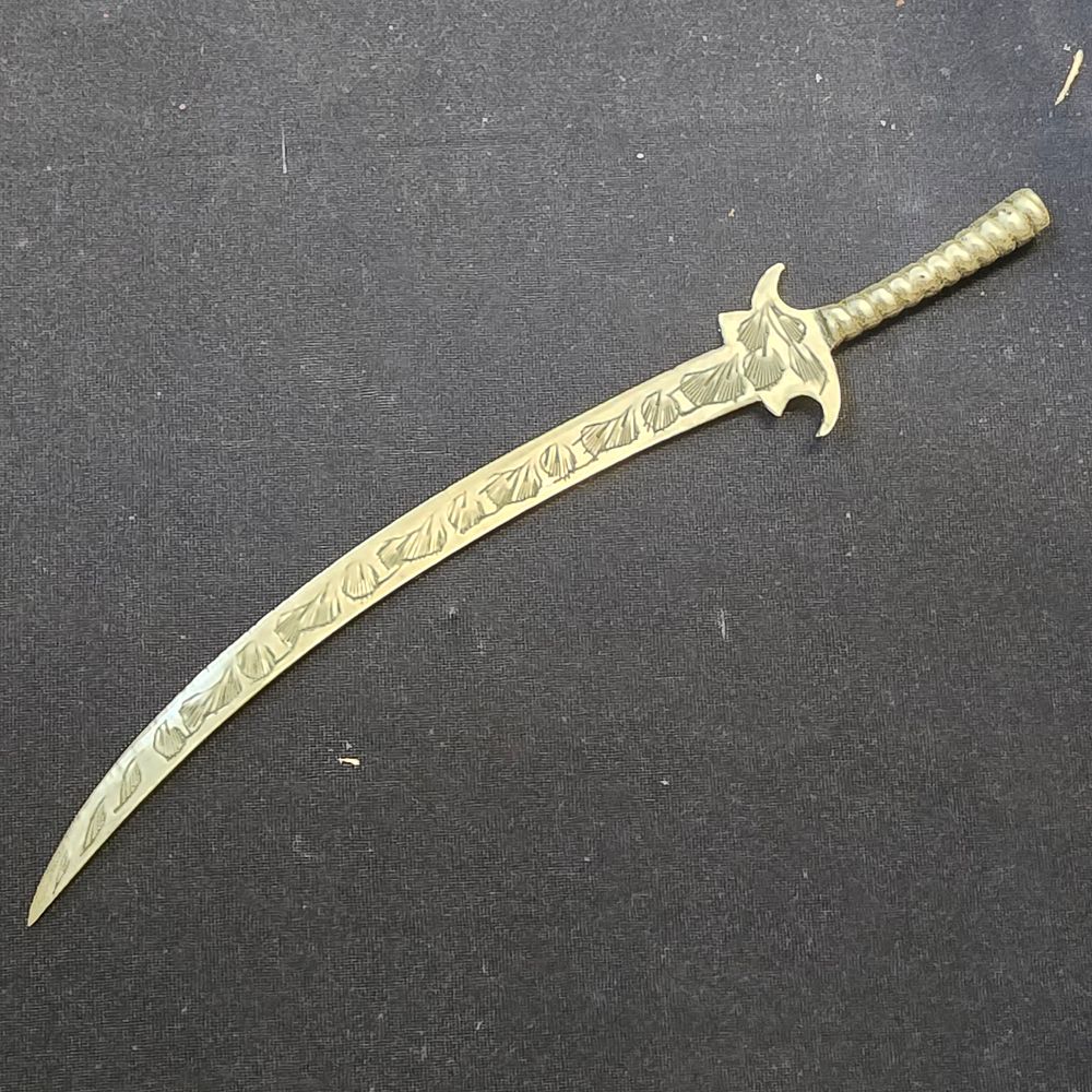 Lot 151: Vintage brass letter opener
