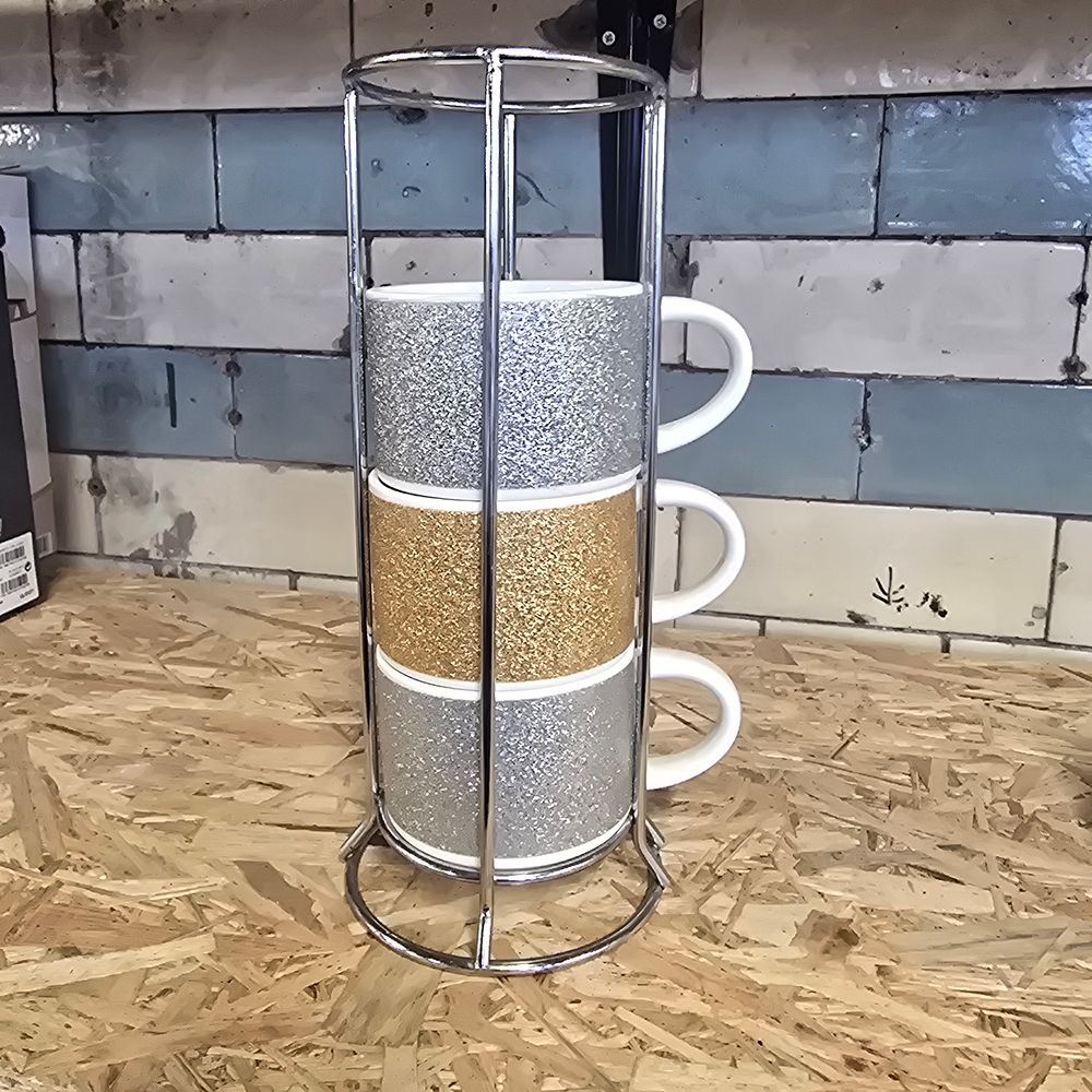 Lot 269: Three glitter Starbucks cups