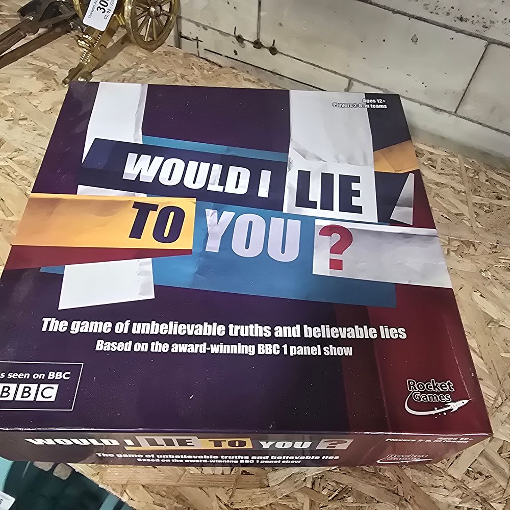 Lot 310: Would I lie to you game