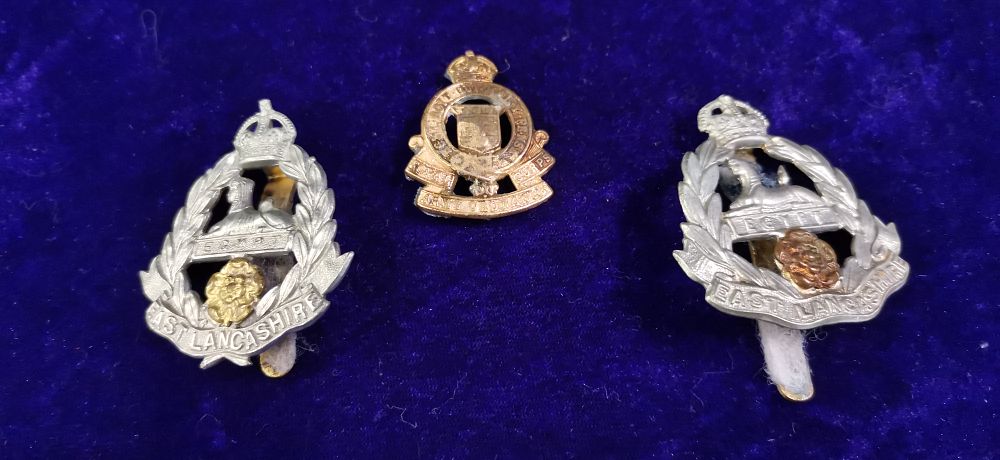 Lot 159: A Trio of British Army Cap Badges