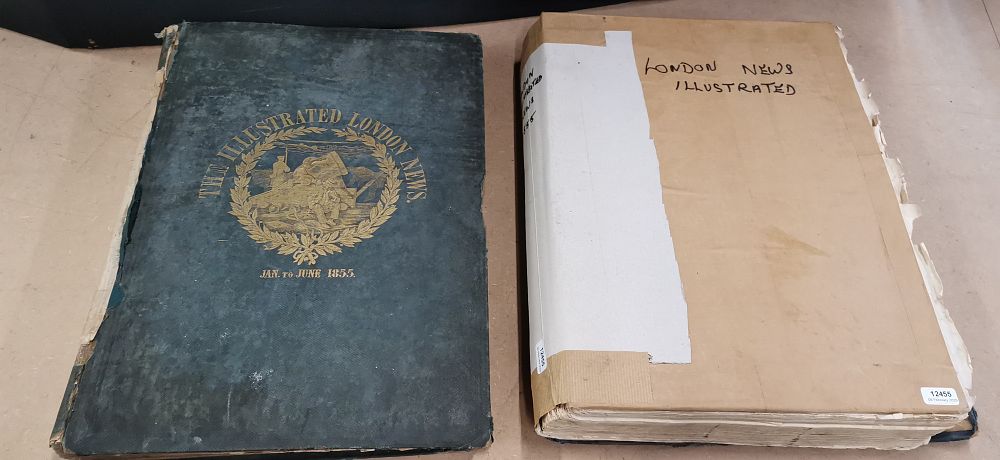 Lot 195: Two Bound Volumes of The Illustrated London News 1855