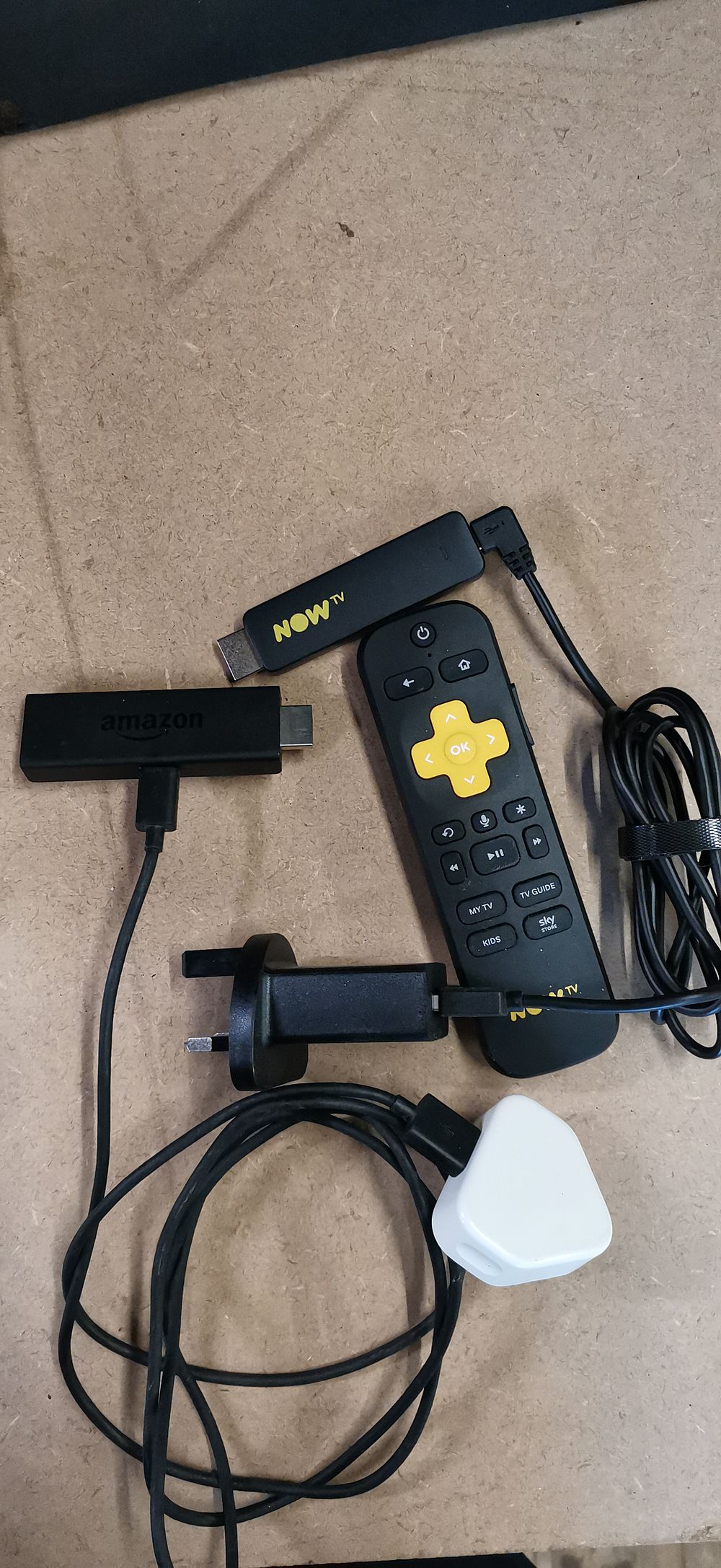 Lot 258: A Collection of Amazon and NOW TV Streaming Devices.